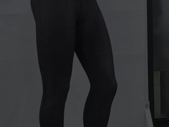 Sport Kobiety Leggings bez szwu Wysoki pas Control brzucha Czarny poliester