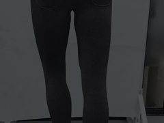 Sport Kobiety Leggings bez szwu Wysoki pas Control brzucha Czarny poliester